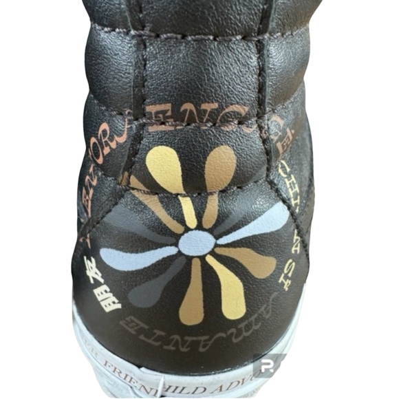 Vans Sk8-Hi 'Divine Energy' High top Sneakers black leather Size 9 - Picture 13 of 16